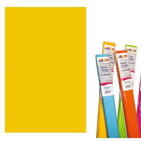 Rotolo di Carta crespa - 50x250 cm - 40 g/m Deco oro 05121