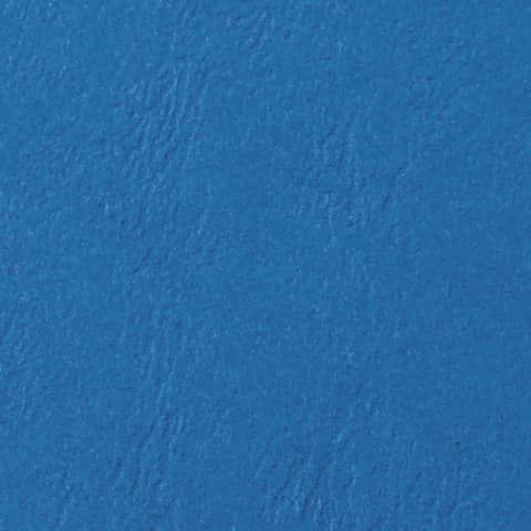 Copertine per rilegatura GBC Leathergrain in cartoncino goffrato A4 blu - conf. 100 pezzi - CE040020