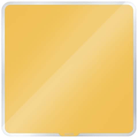 Lavagna magnetica in vetro Leitz Cosy - 450x450mm - giallo caldo 70440019
