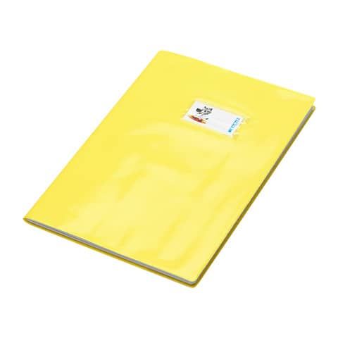 Copriquaderno con etichetta - Coprimaxi Beat A4 in PVC laccato spessore 180 ?m CoLibr giallo - PF02020107