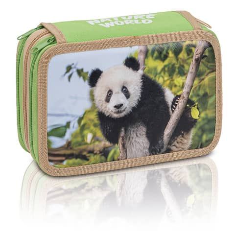 Astuccio 3 zip nature word - 12 pastelli + 18 pennarelli CoLibr assortiti 100501298