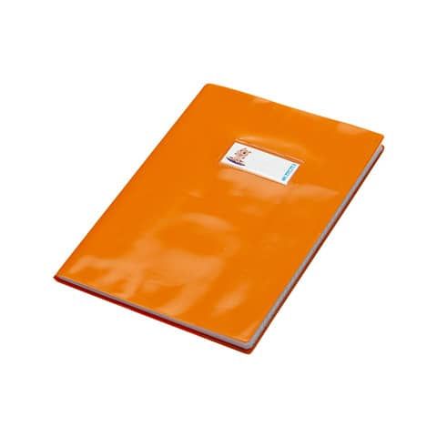 Copriquaderno con etichetta - Coprimaxi Beat A4 in PVC laccato spessore 180 ?m CoLibr arancio - PF02020102