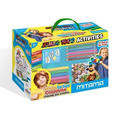 Scatola creativa Mitama Jumbo Box 1000 Attivit - contenuto 32 pezzi assortiti 62884