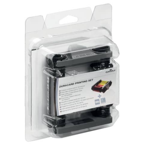 Kit di stampa per Durable DURACARD ID 300 - 1 nastro + 100 tessere - 8913-00