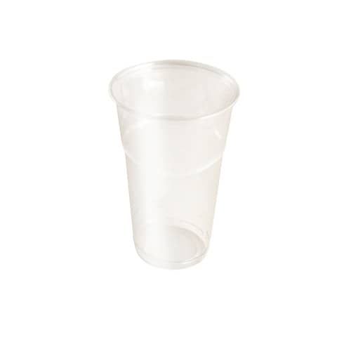 Bicchiere trasparente in PLA bio - 8,8 g - 500 ml -  85 mm - conf. 50 pz IlipBio 500ml/500cc - 61360