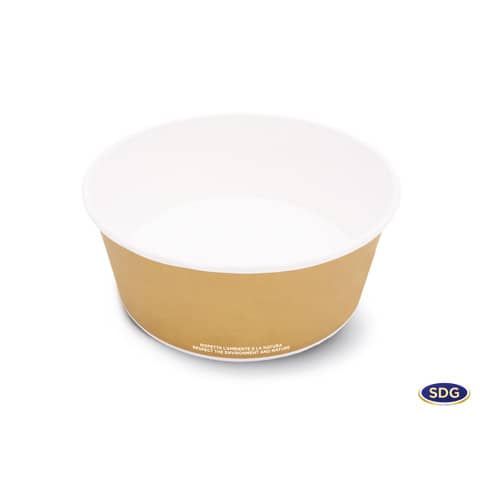 Contenitore Fast Food S80 Scatolificio del Garda 800 ml - avana - Confezione 60 pezzi - S80-81
