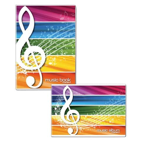 Album Maxi musica 16+1 ff - A4 - 80 gr/mq Blasetti 100 g 5707