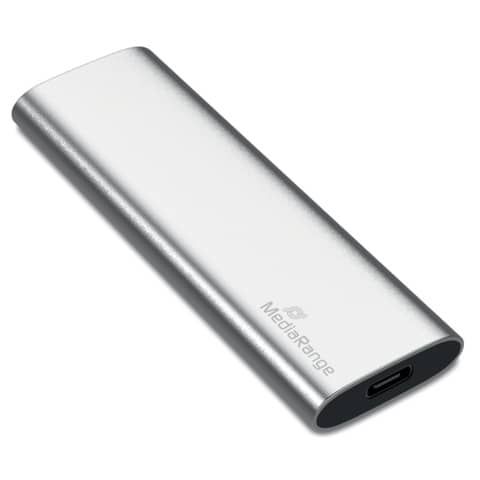 Unit SSD esterna - USB Type-C 240 Gb Media Range argento MR1101