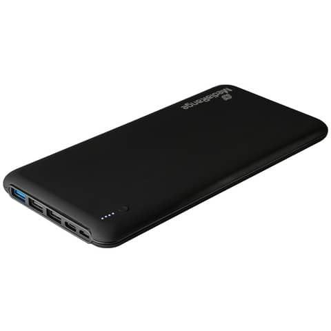 Powerbank 25.000 mAh 3x USB-A e 1x USB-C Media Range nero MR754