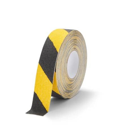 Nastro antiscivolo adesivo DURALINE GRIP+ 50mm - giallo/nero Durable 1097-130