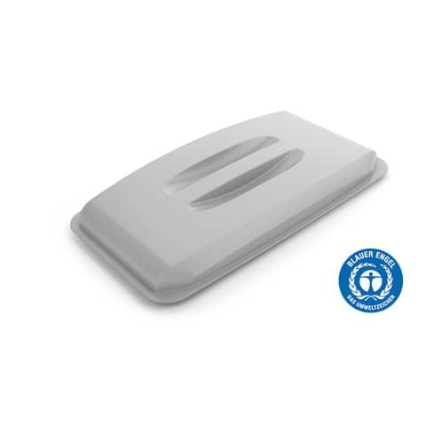 Coperchio ECO per contenitore portarifiuti DURABIN 60 L rettangolare grigio Durable - 1800504050