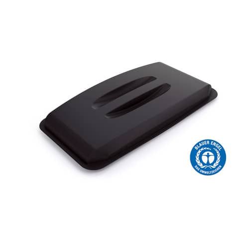 Coperchio ECO per contenitore portarifiuti DURABIN 60 L rettangolare nero Durable - 1800504221