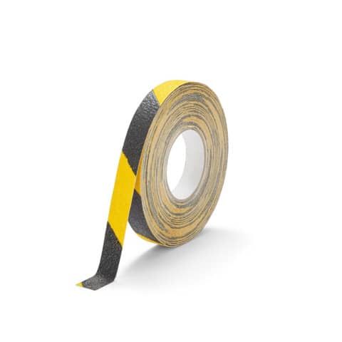 Nastro antiscivolo adesivo DURALINE GRIP+ 25mm - giallo/nero Durable 1095-130
