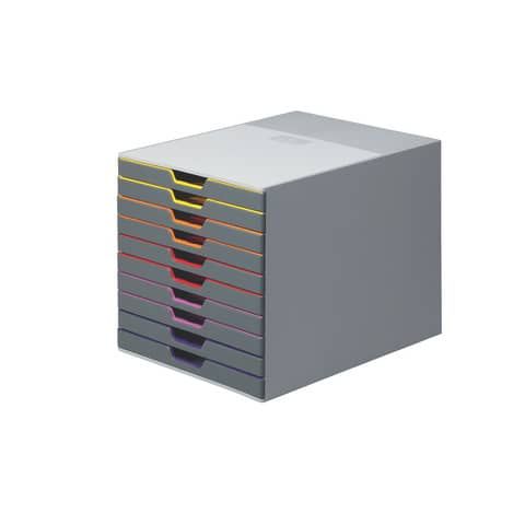 Cassettiera in plastica di alta qualit VARICOLOR Durable 10 cassetti 7610-27