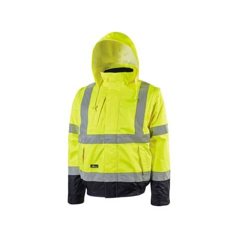 Giubbotto bomber alta visibilita&#39;Crafty Yellow Fluo U-Power taglia XXL HL158YF-XXL
