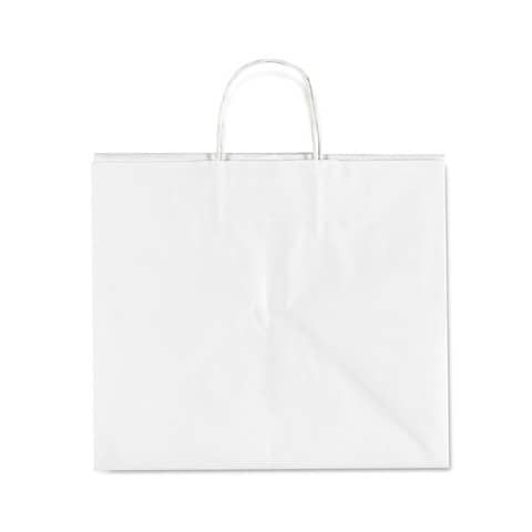 Borsa portapizza stampa generica 33x37x31 cm conf. 200 pz Rex-Sadoch kraft bianco - PIZZAPACKBIA