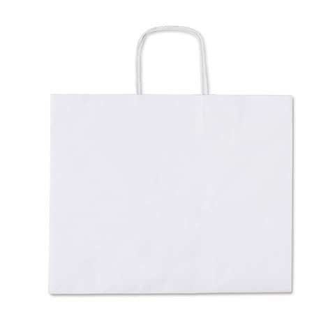 Borsa Takeaway kraft bianca 36,5x25x30 cm conf. 150 pz Rex-Sadoch 100 gr/mq TAKEAWBIA