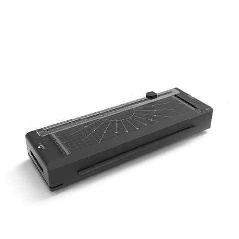 Plastificatrice A4  &#39;&#39;4 in 1&#39;&#39;  a 2 rulli 370x100x60 mm Iternet nero 7404