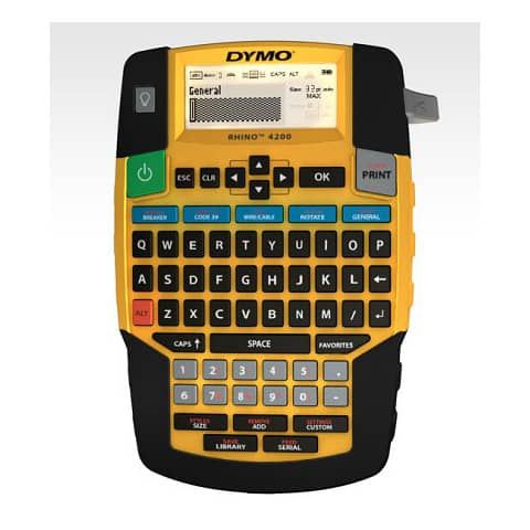 Etichettatrice industriale Rhino 4200 Dymo giallo S0955990