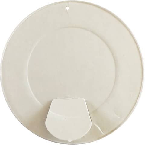 Coperchi bianchi 5/7 oz (70xH.10 mm) Dopla Professional per bicchieri in carta+PE conf. 50 pz - 28103