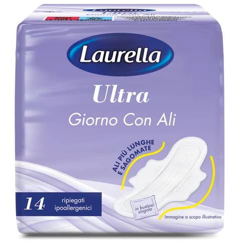 Assorbenti Ultra giorno con ali Laurella conf. 14 pezzi - 01011.1
