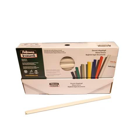 Dorsi plastici per rilegatura manuale Fellowes bianco 29,7 cm - diametro 3 mm conf. 50 pezzi - D103BI