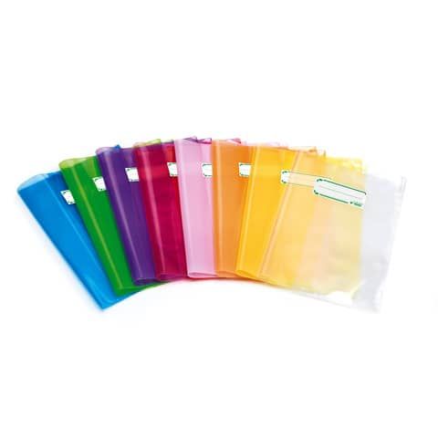 Copriquaderno CMAXI A4 eco-polietilene Colibr  130 my trasparente verde 400174467