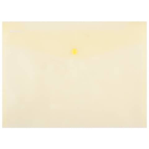 Buste con bottone in PPL ecologico Donau formato A4  giallo - conf. da 12 pz - 8544001PL-11