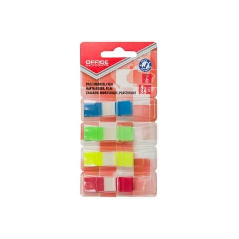 Segnapagina 12x43 mm Office Products blister da 4x35 blocchetti assortiti 14223224-99