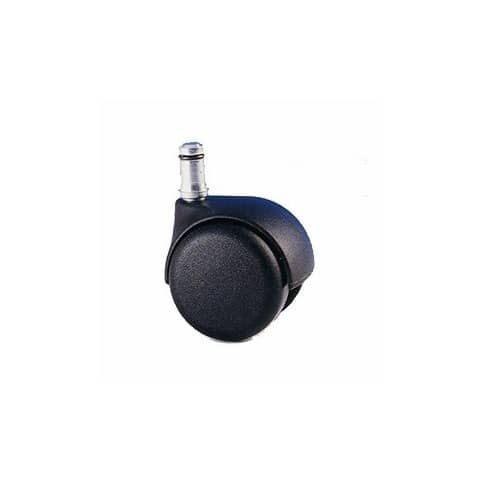 Set 5 ruote Elite per sedie Seditaly 50 mm nere libere CNF5REL010201