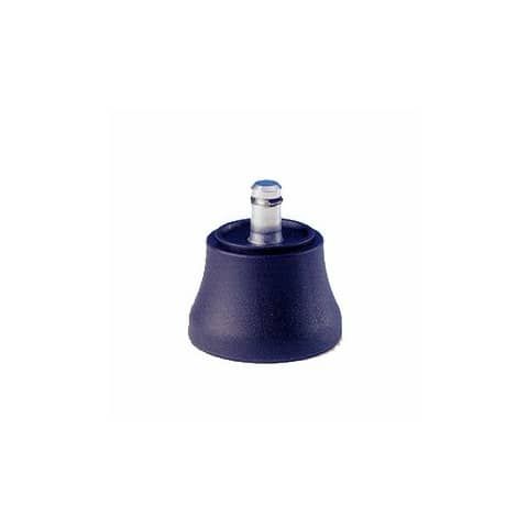 Set 5 piedini neri a base larga Seditaly in PP ad innesto rapido con perno in acciaio 11 mm - CNF5Z0601