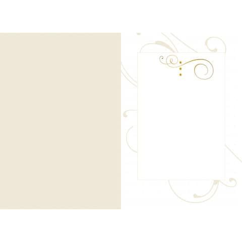 Biglietti augurali natalizi 12x18 cm - Biembi conf. da 4 con testo in rilievo BBD502C76