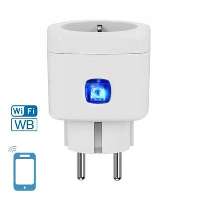 Adattatore Schuko WiFi WB Smart a 1 via Aigostar bianco 201951 Adattatore Schuko WiFi WB Smart a 1 via Aigostar bianco 201951
