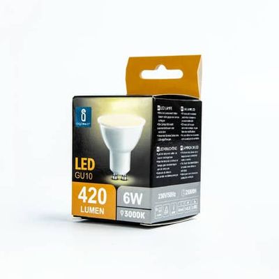 Lampadina LED GU10 6W - 480 lumen Aigostar luce calda B10107MQM