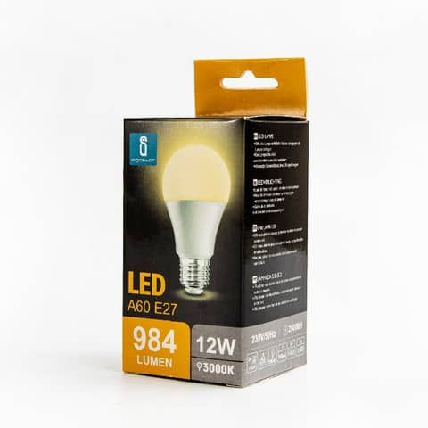 Lampadina LED A60 E27 12W - 1170 lumen Aigostar luce calda B10105MQE
