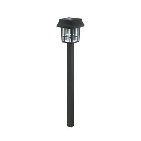 Lampioncino LED in plastica con pannello solare e sensore crepuscolare Aigostar luce fredda - lanterna - B10201J9S