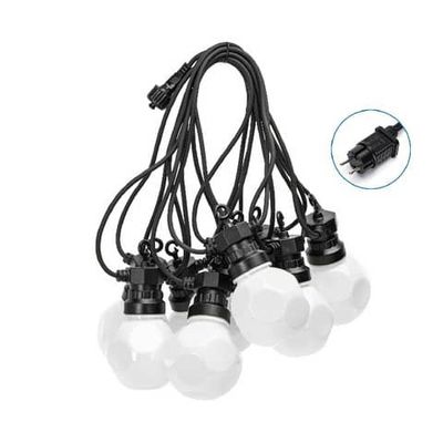 Catena luminosa LED a basso voltaggio per esterni 8 metri luce calda Aigostar 10 sfere opache - B10303VRV