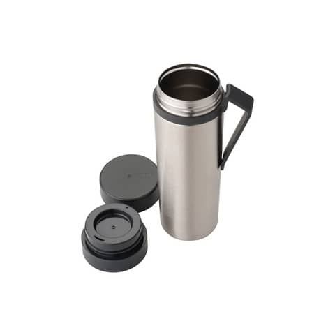 Borraccia termica Brabantia Make &amp; Take in acciaio inox - capacit 0,5 L - dark grey - 228643