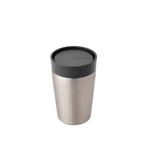 Bicchiere termico Brabantia Make &amp; Take capacit 0,2 L - dark grey - 228728