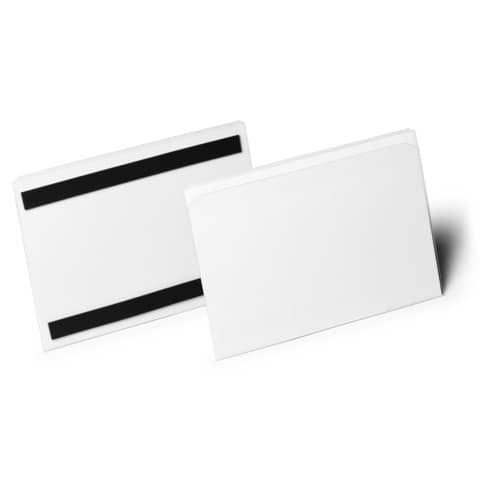 Buste per identificazione Durable Hard Cover con bande magnetiche 210x148 mm in conf. 10 pz - 1198-19