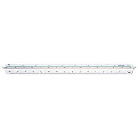 Scalimetro 30 cm uso edilizia 1:100 - 200 - 250 - 300 - 400 - 500 Arda - 109