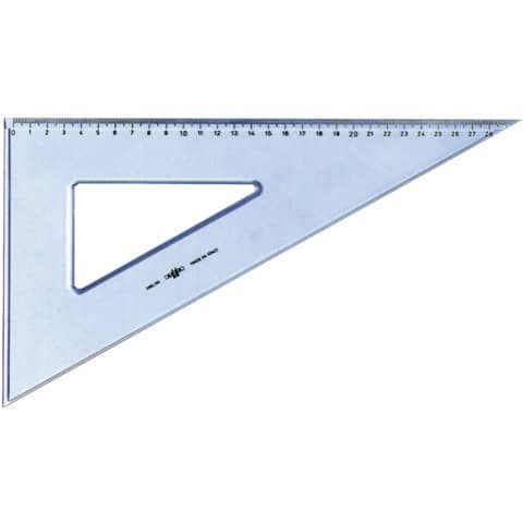 Squadra Uni Arda 60 25 cm in plastica trasparente 28825SS