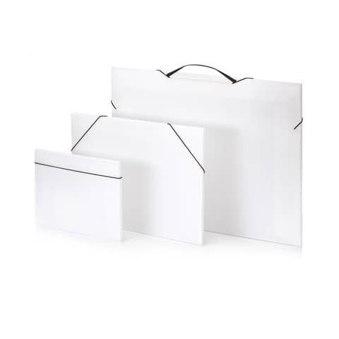 Valigetta polionda Favorit Portfolio in PPL neutro con elastico 53x37x1 cm 100501111