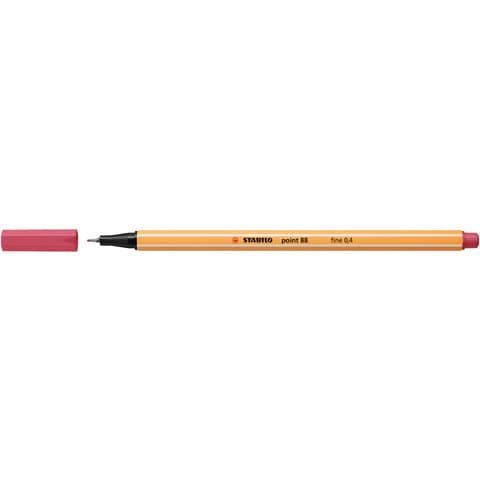 Fineliner Stabilo Point 88 0,4 mm rosso fragola 88/49