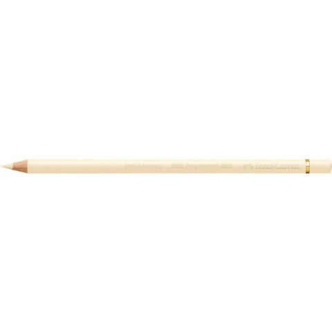 Matite colorate permanenti Faber Castell Polychromos mina 3,8 mm conf. 6 pezzi - avorio - 110103
