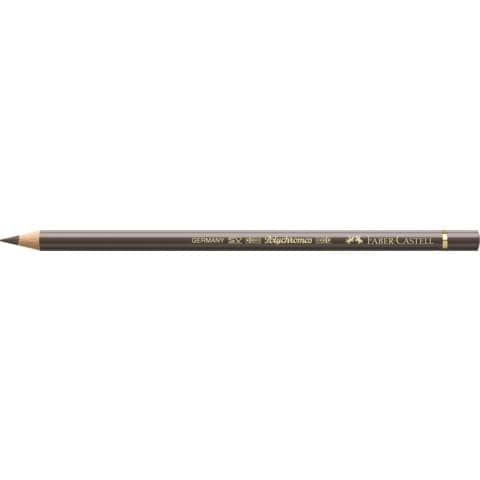 Matite colorate permanenti Faber Castell Polychromos mina 3,8 mm conf. 6 pezzi - torrone - 110178