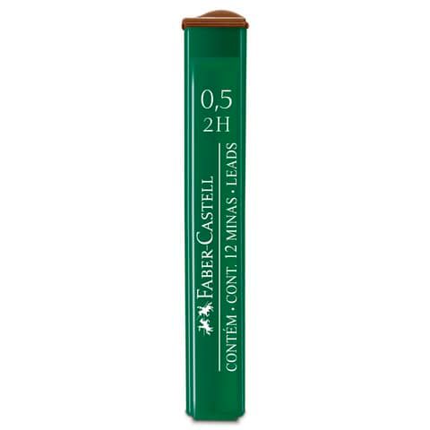 Mine Faber Castell Poly 0,5 mm 2H conf. 12 pezzi - 521512