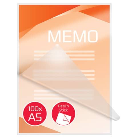 Pouches autoadesive GBC 125 micron GBC formato A5 3747244