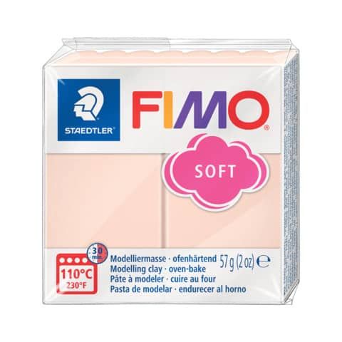 Pasta modellabile Staedtler FIMO soft 57 g incarnato - 8020-43