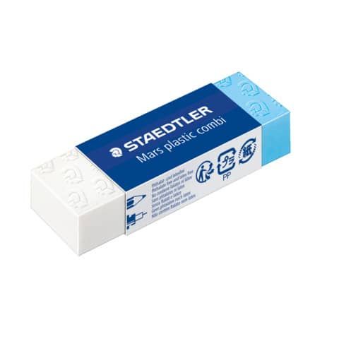 Gomma Staedtler Mars Plastic Combi bianca/blu - 526 508